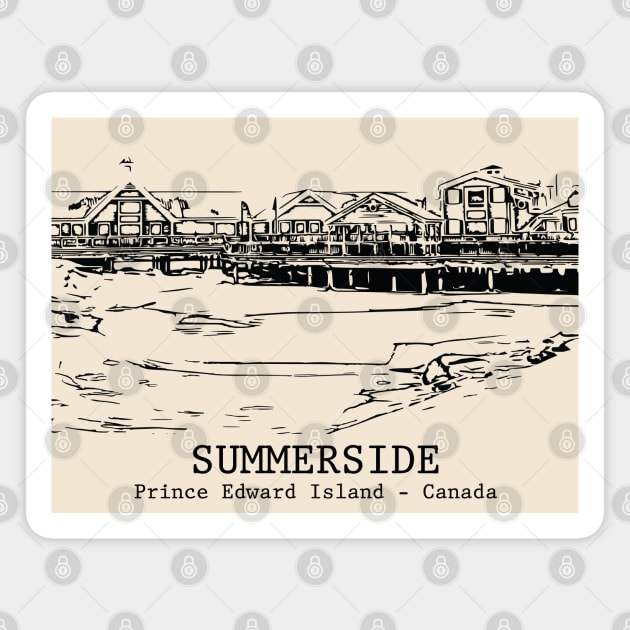 Summerside - Prince Edward Island Magnet by Lakeric